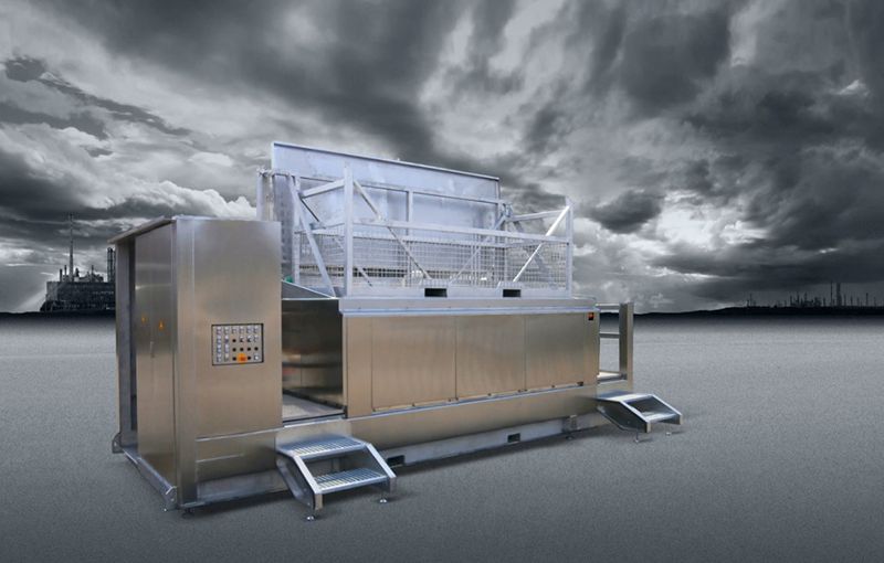 Recipiente de limpieza por ultrasonidos de 3 metros